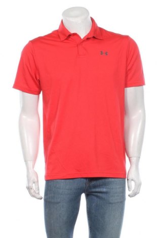 Мъжка тениска Under Armour, Размер M, Цвят Червен, 92% полиестер, 8% еластан, Цена 35,70 лв.
