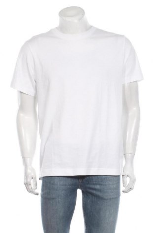 Мъжка тениска Weekday, Размер L, Цвят Бял, Памук, Цена 20,16 лв.