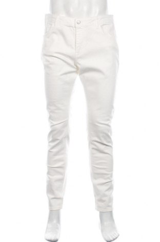 Męskie jeansy Sisley, Rozmiar L, Kolor Biały, 98% bawełna, 2% elastyna, Cena 222,03 zł