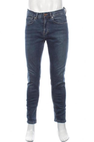 Męskie jeansy Zara, Rozmiar M, Kolor Niebieski, 99% bawełna, 1% elastyna, Cena 131,14 zł