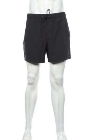 Мъжки къс панталон Abercrombie & Fitch, Размер L, Цвят Черен, Полиестер, Цена 55,30 лв.