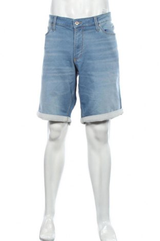 Ανδρικό κοντό παντελόνι Jack & Jones, Μέγεθος XXL, Χρώμα Μπλέ, 81% βαμβάκι, 18% πολυεστέρας, 1% ελαστάνη, Τιμή 23,12 €