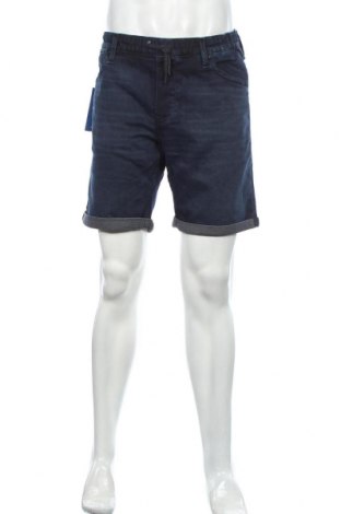 Pantaloni scurți de bărbați Jack & Jones, Mărime XL, Culoare Albastru, 80% bumbac, 19% poliester, 1% elastan, Preț 147,53 Lei
