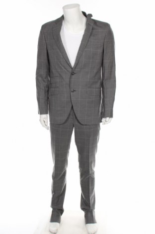 Ανδρικό κοστούμι Hackett, Μέγεθος M, Χρώμα Γκρί, Μαλλί, Τιμή 772,68 €