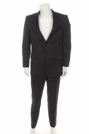 Мъжки костюм Milano Italy, Размер M, Цвят Черен, Вълна, Цена 65,10 лв.