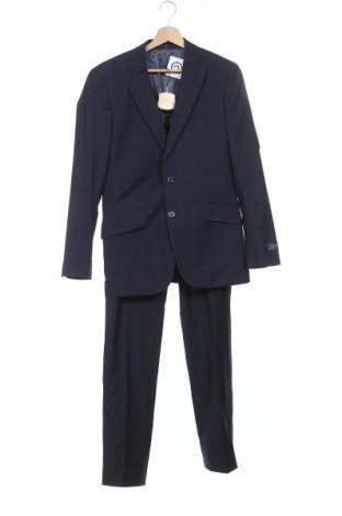 Pánsky oblek  Pedro Del Hierro, Veľkosť M, Farba Modrá, Vlna, Cena  122,01 €