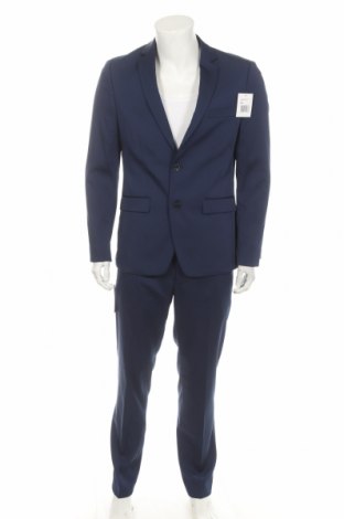Мъжки костюм Thomas Goodwin, Размер L, Цвят Син, 85% полиестер, 15% вискоза, Цена 292,95 лв.