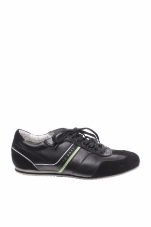 Мъжки обувки BOSS, Размер 43, Цвят Черен, Естествена кожа, естествен велур, текстил, Цена 216,00 лв.