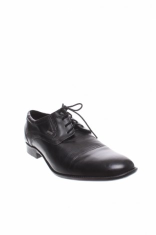 Ανδρικά παπούτσια Bugatti, Μέγεθος 46, Χρώμα Μαύρο, Γνήσιο δέρμα, Τιμή 88,53 €