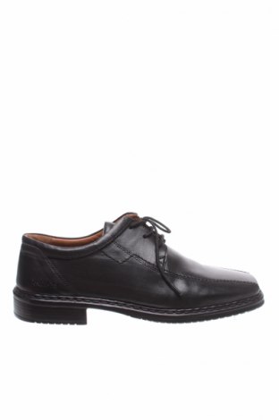 Ανδρικά παπούτσια Josef Seibel, Μέγεθος 41, Χρώμα Μαύρο, Γνήσιο δέρμα, Τιμή 76,73 €