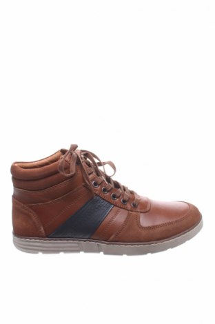Мъжки обувки Minelli, Размер 41, Цвят Кафяв, Естествена кожа, естествен велур, Цена 191,95 лв.