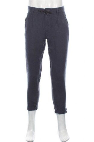 Ανδρικό παντελόνι C&A, Μέγεθος S, Χρώμα Μπλέ, Λινό, Τιμή 6,08 €