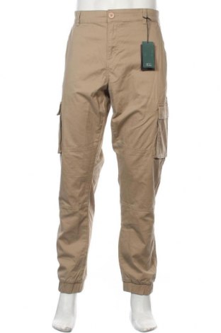 Pantaloni de bărbați Only & Sons, Mărime XL, Culoare Bej, 98% bumbac, 2% elastan, Preț 147,53 Lei