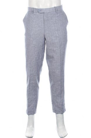 Męskie spodnie Premium By Jack & Jones, Rozmiar XL, Kolor Niebieski, 55% len, 45% bawełna, Cena 153,98 zł