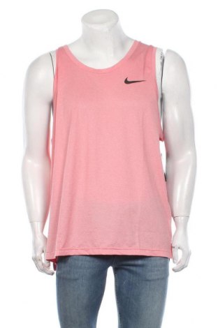 Мъжки потник Nike, Размер XL, Цвят Розов, 93% полиестер, 7% еластан, Цена 41,40 лв.