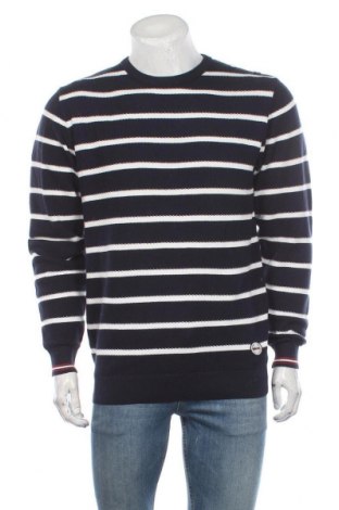 Мъжки пуловер Scott, Размер L, Цвят Син, Памук, Цена 51,75 лв.
