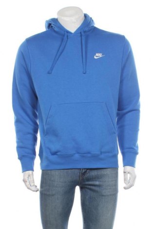 Herren Sweatshirt Nike, Größe M, Farbe Blau, 80% Baumwolle, 20% Polyester, Preis 40,41 €
