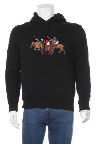Herren Sweatshirt Polo By Ralph Lauren, Größe M, Farbe Schwarz, 60% Baumwolle, 40% Polyester, Preis 70,39 €
