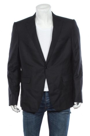 Мъжко сако Emporio Armani, Размер XL, Цвят Черен, 75% вълна, 25% коприна, Цена 419,25 лв.