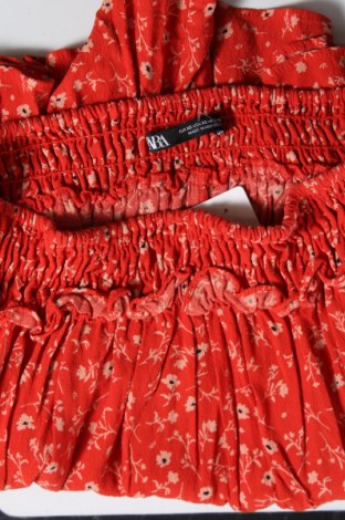 Fustă Zara, Mărime XS, Culoare Roșu, Preț 20,13 Lei