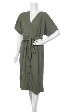 Šaty  Boohoo, Velikost L, Barva Zelená, 95% polyester, 5% elastan, Cena  988,00 Kč