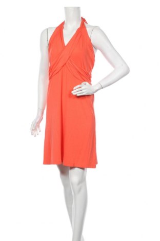 Sukienka D Auvry, Rozmiar L, Kolor Pomarańczowy, 95% wiskoza, 5% elastyna, Cena 47,50 zł