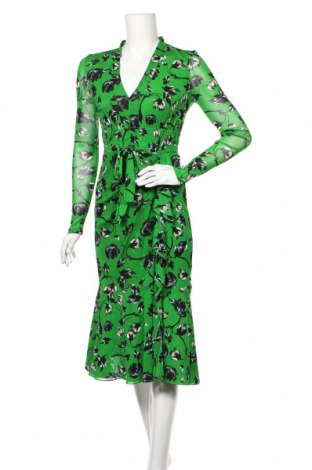 Рокля Diane Von Furstenberg, Размер S, Цвят Зелен, Полиамид, Цена 580,30 лв.