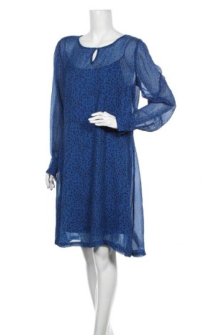 Kleid Kaffe, Größe L, Farbe Blau, Polyester, Preis 34,84 €