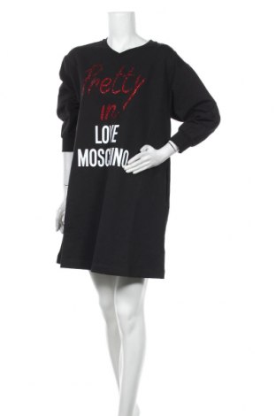 Sukienka Love Moschino, Rozmiar M, Kolor Czarny, 95% bawełna, 5% elastyna, Cena 1 137,49 zł