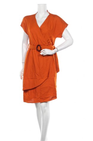 Φόρεμα Mohito, Μέγεθος XS, Χρώμα Πορτοκαλί, 54% βισκόζη, 32% βαμβάκι, 14% λινό, Τιμή 10,49 €