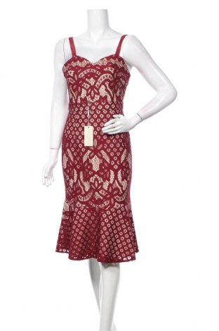 Kleid Two Sisters, Größe M, Farbe Rot, Polyester, Preis 34,20 €