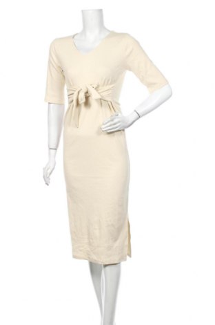 Kleid für Schwangere Mamalicious, Größe M, Farbe Beige, 95% Baumwolle, 5% Elastan, Preis 26,38 €