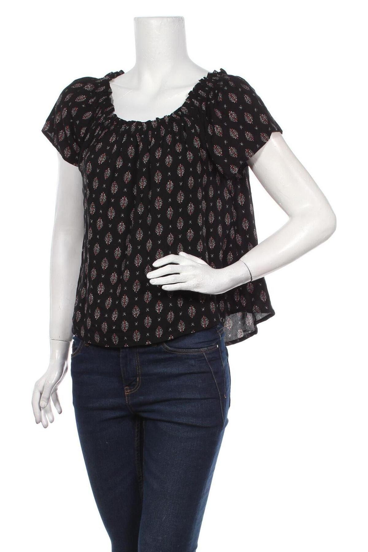 Γυναικεία μπλούζα Clockhouse, Μέγεθος M, Χρώμα Μαύρο, Βισκόζη, Τιμή 6,76 €