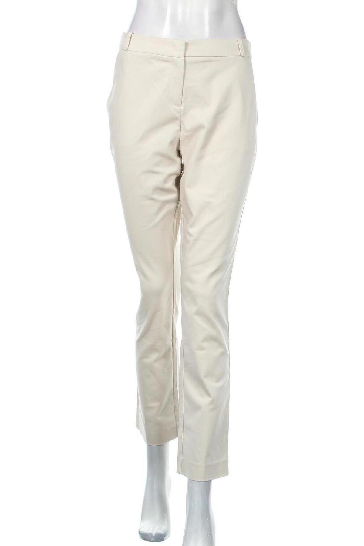 Дамски панталон Zero, Размер M, Цвят Бежов, 60% памук, 37% полиамид, 3% еластан, Цена 55,60 лв.