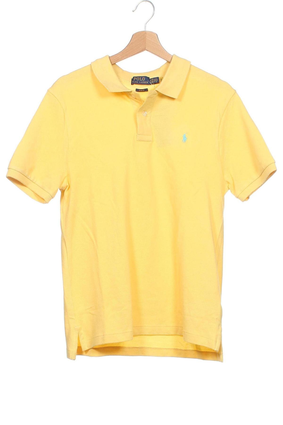 Детска тениска Polo By Ralph Lauren, Размер 15-18y/ 170-176 см, Цвят Жълт, Памук, Цена 89,25 лв.