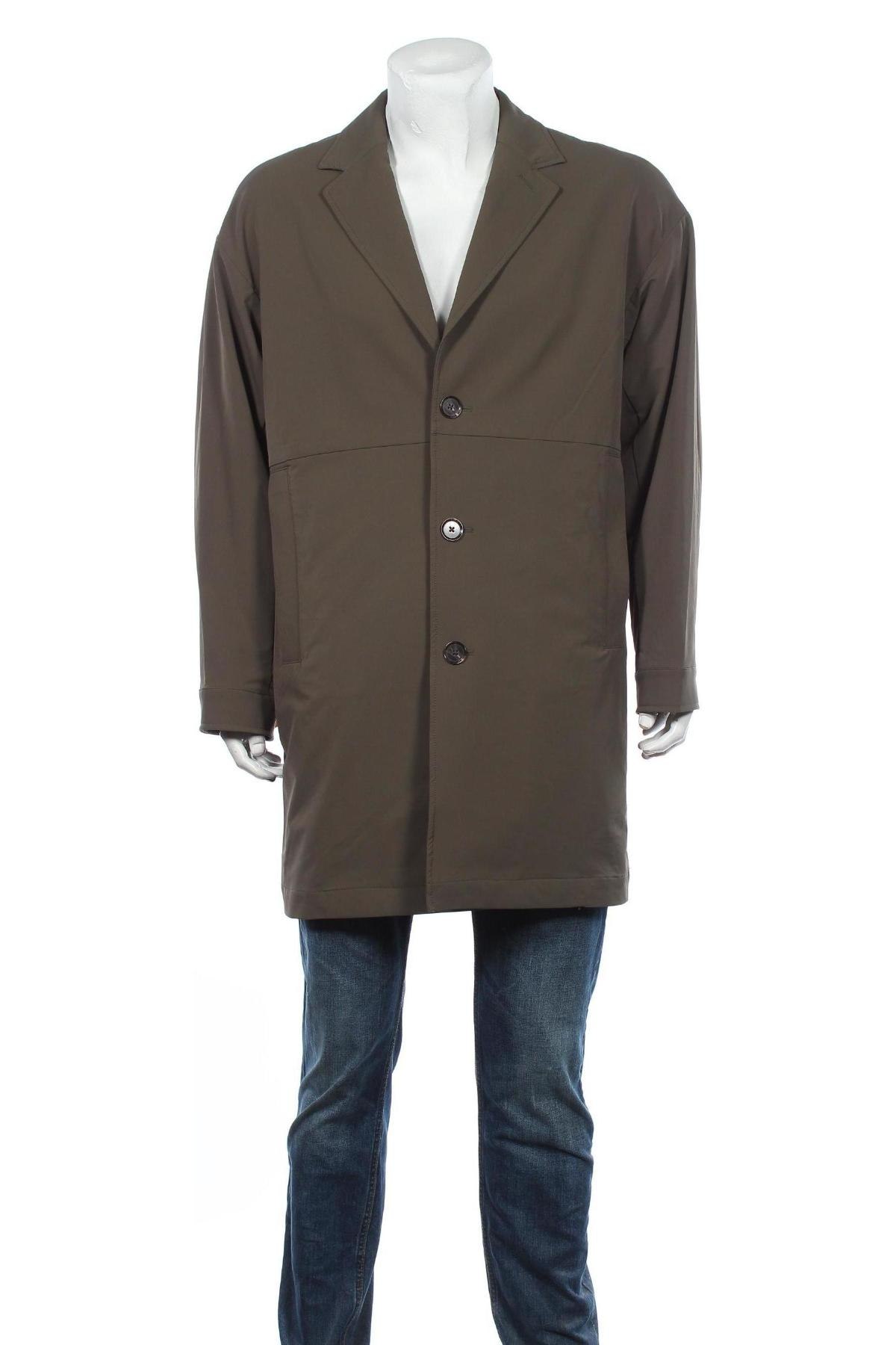 Мъжки шлифер Premium By Jack & Jones, Размер M, Цвят Зелен, Цена 56,70 лв.