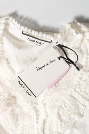 Дамска блуза Naf Naf, Размер XS, Цвят Бял, Цена 87,00 лв.