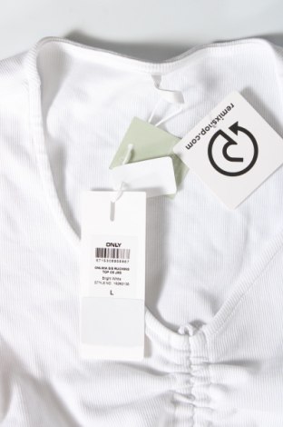 Дамска блуза ONLY, Размер L, Цвят Бял, Цена 12,00 лв.