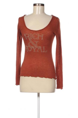 Γυναικεία μπλούζα Rich & Royal, Μέγεθος M, Χρώμα Καφέ, Τιμή 2,97 €