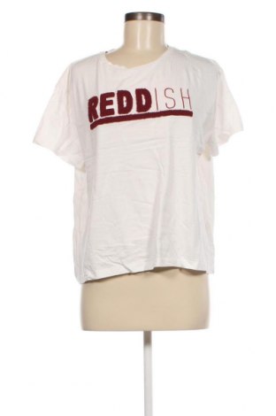 Γυναικείο t-shirt Mark Adam, Μέγεθος XL, Χρώμα Λευκό, Τιμή 10,52 €