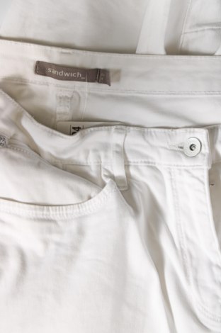 Γυναικείο παντελόνι Sandwich_, Μέγεθος L, Χρώμα Λευκό, Τιμή 42,06 €