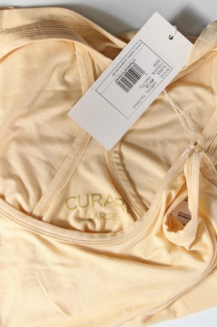 Γυναικείο αμάνικο μπλουζάκι Curare, Μέγεθος L, Χρώμα  Μπέζ, Τιμή 4,15 €