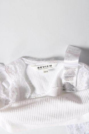 Tricou de damă Review, Mărime XS, Culoare Alb, Preț 115,13 Lei
