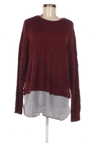 Γυναικείο πουλόβερ Clothing & Co, Μέγεθος 3XL, Χρώμα Κόκκινο, Τιμή 23,51 €