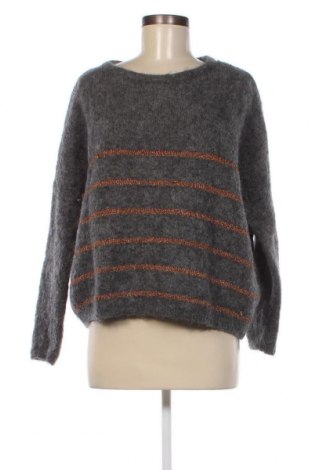 Γυναικείο πουλόβερ Des Petits Hauts, Μέγεθος L, Χρώμα Γκρί, Τιμή 38,35 €