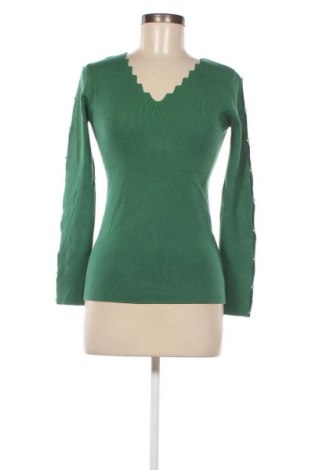 Дамски пуловер Evelin Brandt, Размер L, Цвят Зелен, Цена 21,70 лв.