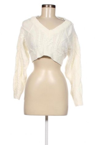 Γυναικείο πουλόβερ Fashion nova, Μέγεθος XS, Χρώμα Λευκό, Τιμή 6,96 €