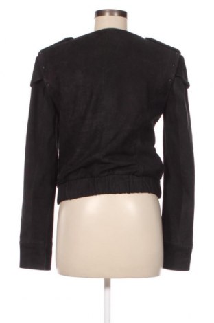 Γυναικείο δερμάτινο μπουφάν Selected Femme, Μέγεθος M, Χρώμα Μαύρο, Τιμή 139,79 €