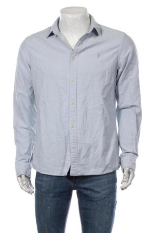 Ανδρικό πουκάμισο AllSaints, Μέγεθος L, Χρώμα Μπλέ, Τιμή 40,21 €