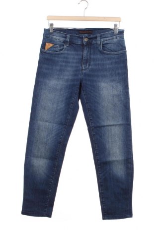 Мъжки дънки Trussardi Jeans, Размер S, Цвят Син, Цена 82,00 лв.